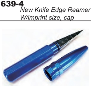 New Knife Edge Reamer Cap Type 3~14mm Hole (Blue) #639-4