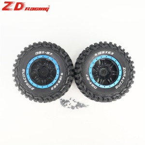 입고완료 ZD Wheel &amp; Tire Set(blue) 2PCS #8642