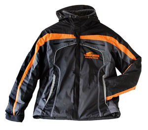 Winter jacket Serpent black-orange hooded 190170