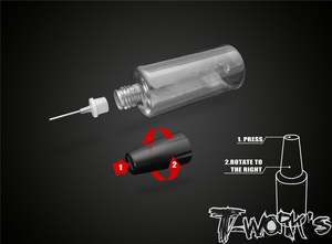 TWORKS TA-106-V2 Covered Needle Head Oil Bottle 15cc/30cc （ 4pcs）