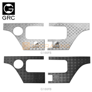GRC SCX10 III 랭글러 리어 휜다 스틸 플레이트 G166F