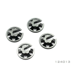 124013 Alu. Shock Spring Collar - 1.0 mm (4), applicable to Xray T4 실버