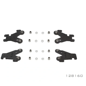 128160 Graphite Front and Rear Arm (Left/Right) Complete Set