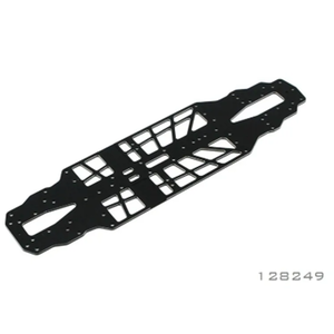 128249 2.0 mm Alum 6061 Chassis + Composite Lower Arm - MTS T3M