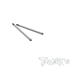 TWORKS TP-148 64 Titanium A-Arm Long Screw 2pcs. ( For Mayako MX8 )