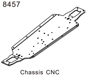 ZD RACING Chassis CNC #8457