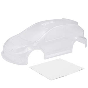 L6264 EMB-RA Rally Polycarbonate Body - CLEAR Unpainted with Decals 미도색바디
