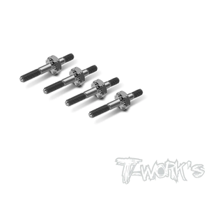 TWORKS TP-158 64 Titanium Shock Standoffs ( TLR 22 5.0/22X/22SCT/SCTE3.0 ) 4pcs