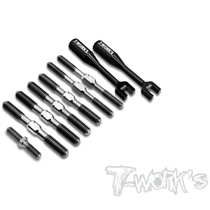 TWORKS TB-275 64 Titanium Turnbuckle Set ( For Xray GTXE 2022 )