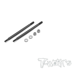 TWORKS XB8 2023 DLC coated REAR Shock Shaft 68mm ( For Xray XB8 ) 2pc TO-261-XB8-A
