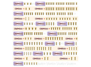 TWORKS GSS-8IGHT-XE Gold Plated Steel Screw Set 185pcs. ( For TLR 8IGHT XE ELITE )