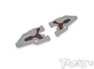 TWORKS TO-312-B4 2mm FRP Front A-Arm Stiffeners ( For Team Associated RC8 B4 )