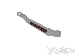 TWORKS TO-325  Graphite Rear Chassis Brace Insert 1/1.5mm ( For Team Associated RC8 B4 )