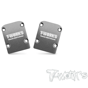 TWORKS TO-220-YZ4 Stainless Steel Rear Chassis Skid Protector ( Yokomo YZ4-SF2 ) 2pcs