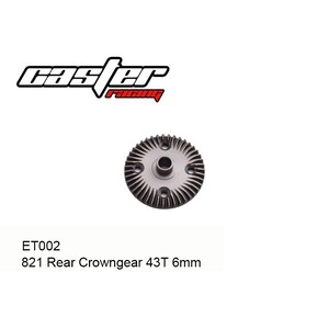 821 Rear Differential Gear 43T 6MM #ET002