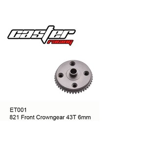 821 Front differential gear 43T 6MM #ET001