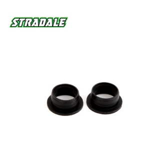 SPEMG2 - STRADALE 1/8 Nitro 21 Silicone Exhaust Manifold Gasket Set (Black) - 2pcs
