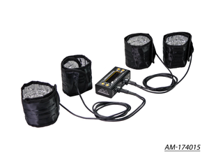 AM Tyre Warmer (1/8th) With Bag Black Golden 파우치 포함 AM-174015