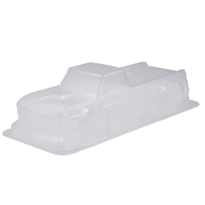 C80050 Pick-up Truck Body (Clear) with Headlight Buckets &amp; Rear Wing for PTG-2 and PTG-2R