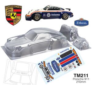 TM211 Mini Porsche 911 Width 165mm WB 210mm 미도색바디 블루