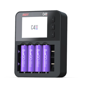 ISDT C4 EVO 스마트 배터리 급속 충전기 6W 8A 6 채널 18650 26650 26700 AA AAA 배터리용 USB 출력