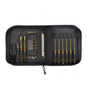 AM Toolset For 1/10 Offroad (13Pcs) With Tools Bag Black Golden AM-199446