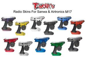 TS-044 3D Color Graphite Sticker (For Sanwa &amp; Airtronics M17 ) 6 Colors