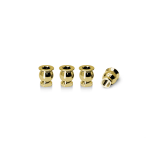 TE-X4-K Brass 6mm Lower Arm Ball With Hex ( For Xray X4 /X4&#039;23 ) 4pcs