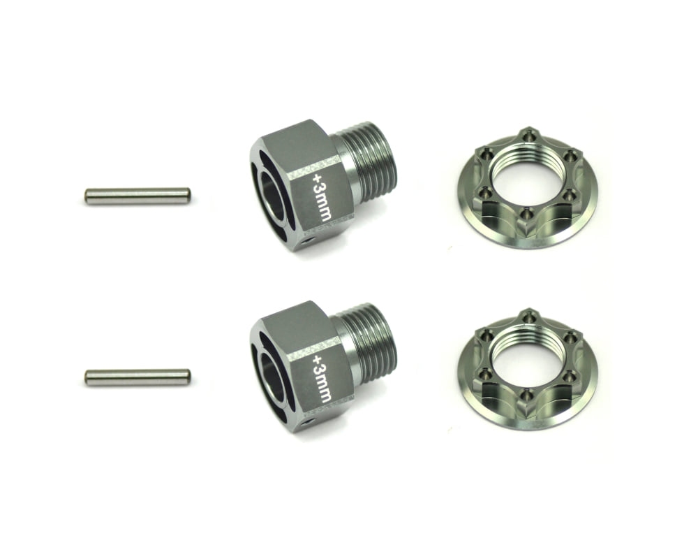 Wheelhexagon light +3mm /nut/pin (2)  (SER600494)