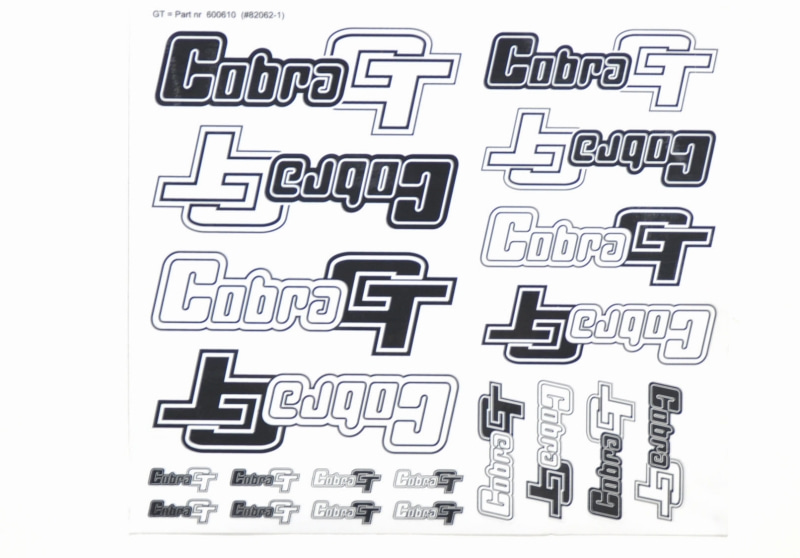 Decal sheet S811 GT black and white (2) (SER600610)