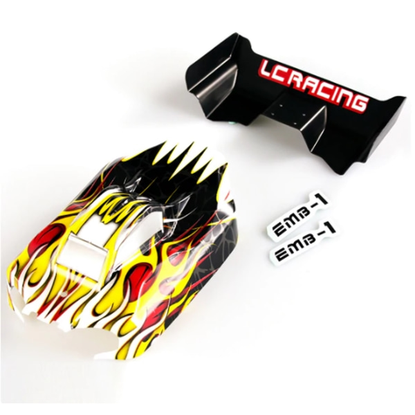 LC racing L6165 1/14 EMB Serires BUGGY COLOR BODY (PC)- &quot;2015 FLAMES&quot; #L6165