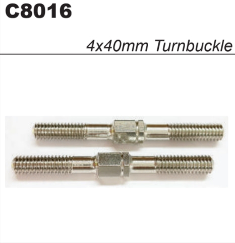 Turnbuckle Rod 4*40mm 2pcs (Front Steering)MY1#C8016