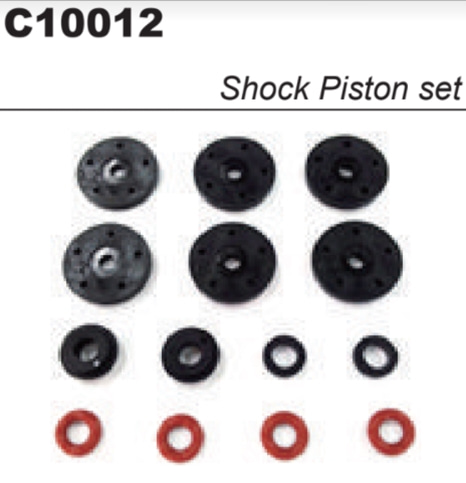 MY1 Shock O Ring (4) &amp; 5 hole Psiton (1.2/1.3/1.4)#C10012