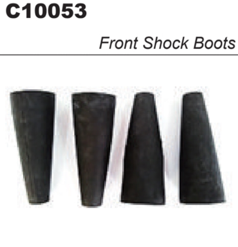 MY1 Front Rubber Shock Boots (4pcs) 1:8#c10053