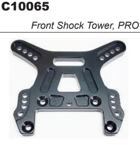 MY1 Aluminium 5mm Front Shock Tower (Black)#C10065