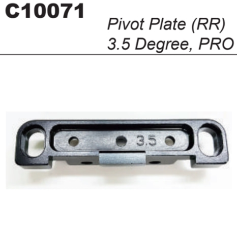 MY1 Aluminium Pivot Plate (RR/D Block)3.5&#039;#C10071
