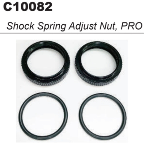 MY1 Shock Spring Adjust Nut &amp; O Ring 2pcs#C10082