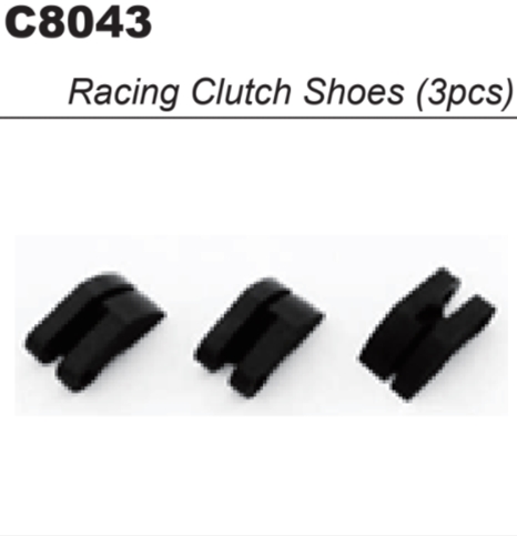MY1 3pin Carbon Racing Cluch Shoe(Bk*3) 1 Set#C8043