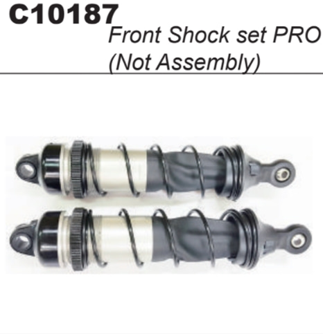 16mm Front Aluminium Pro Shock Set+Spring MY1#C10187