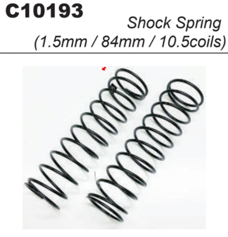 MY1 Rear Shock Sping (1.5/84mm/10.50coils)#C10193