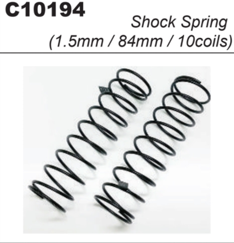 MY1 Rear Shock Sping (1.5/84mm/10.00coils)#C10194