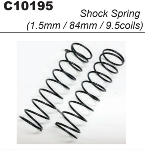 MY1 Rear Shock Sping (1.5/84mm/9.50coils)#C10195