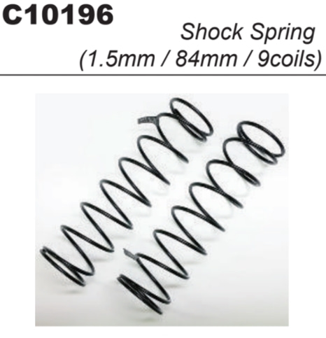 MY1 Rear Shock Sping (1.5/84mm/9.00coils)#C10196