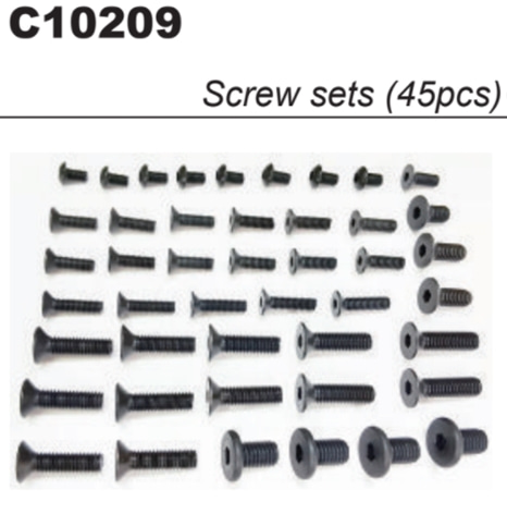 MY1 Engine Kit Screw  Set + Mount M5 Screw (45pcs)#C10209