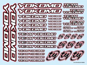 ZC-D15R Team YOKOMO Logo Decal 2015 (RED)
