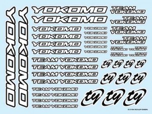 ZC-D15W Team YOKOMO Logo Decal 2015 (WHITE)