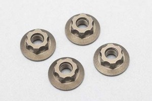 ZC-N4FL Aluminum Large-diameter Flanged Nut （Serrate・4pcs