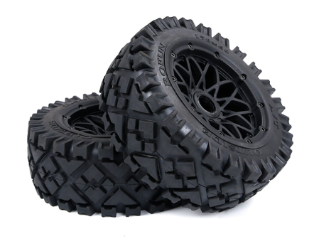 5B All-round treadmill hub front wheel assembly (black edge)Constraints) #9511911