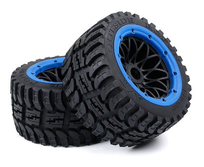 BAHA 5B Generation 2 Total Ground Tire Assembly (Blue)Borders)170*80mm #952884