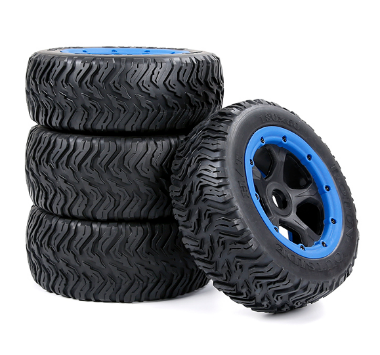 BHAHAA 5T/5SC/5FT/5FT Tire Assembly Full Drive (Blue Border) #854844